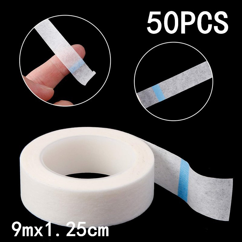 Eyelash Extension Options - 9Mx1.25cm Breathable Eyelash Extension Paper Tape