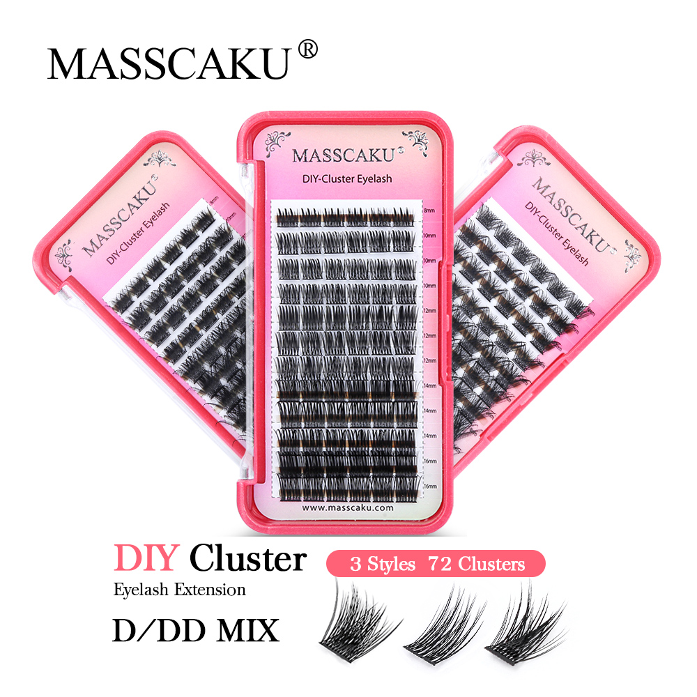 Eyelash Extension Supernatural - MASSCAKU Lash Clusters DIY Eyelash Extensions