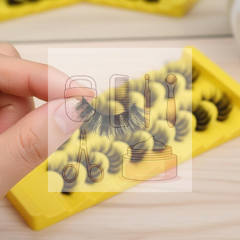 Eyelash Extension Cat Eye - 10 Pairs Eye Eyelashes 5D Fluffy