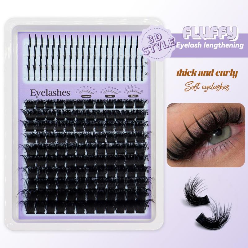 Eyelash Extension Individual - 14 Rows Lash Clusters Spikes Eyelash