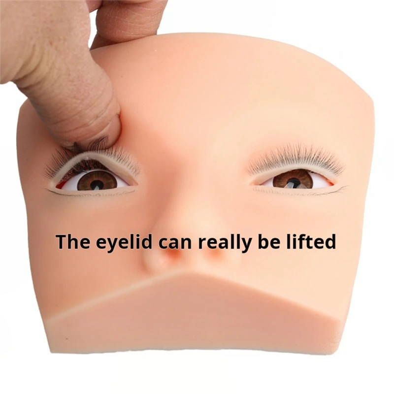 Eyelash Extension Open Eye - New Real 4 Layers Mannequin Head