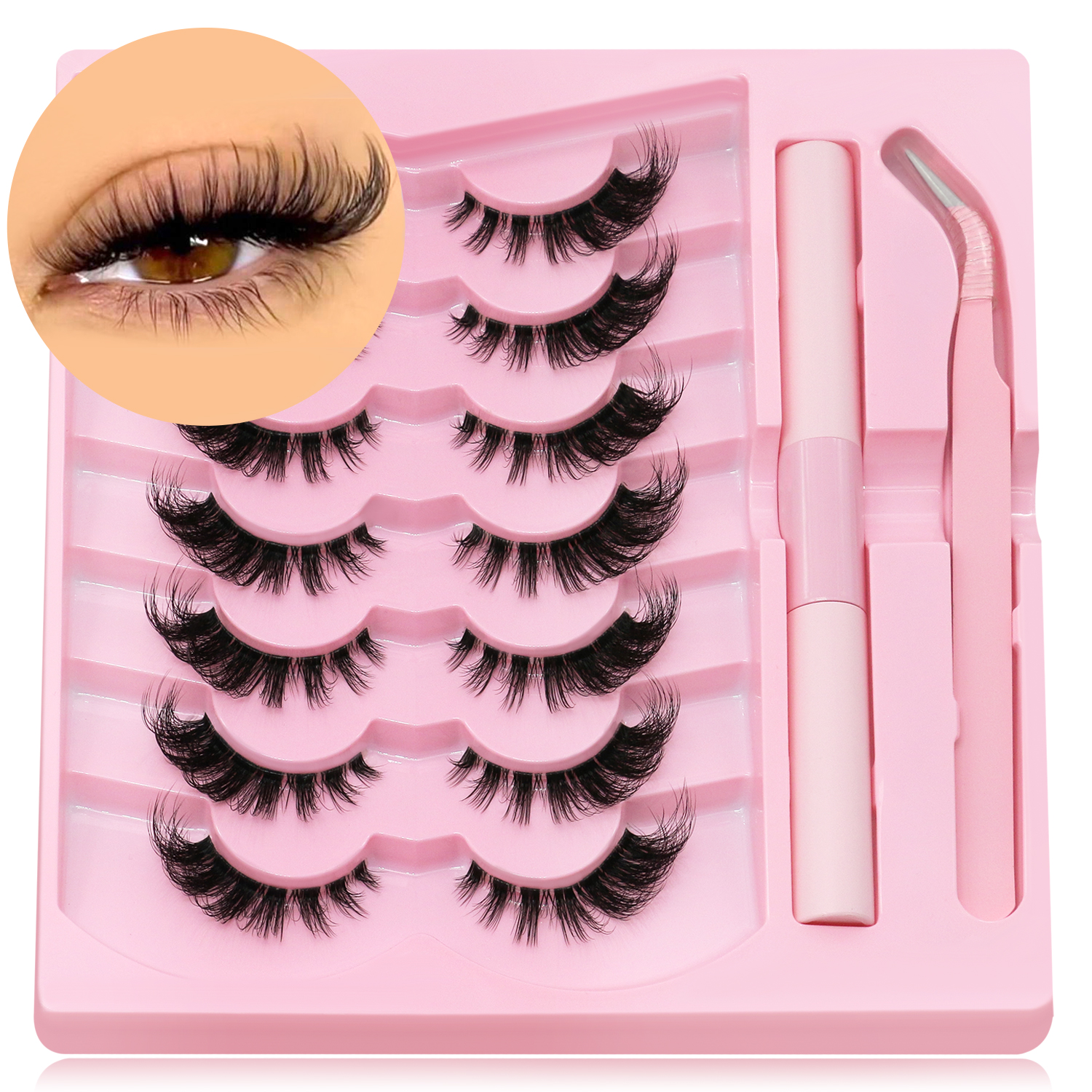 DIY lash clusters set Extensio - Eyelash Extension Cat Eye 리뷰 및 가격