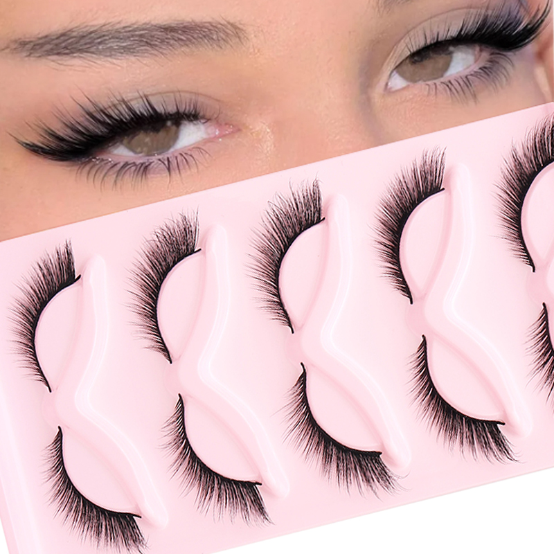 5 Pairs Fluffy False Eyealshes - Eyelash Extension Cat Eye 리뷰 및 가격