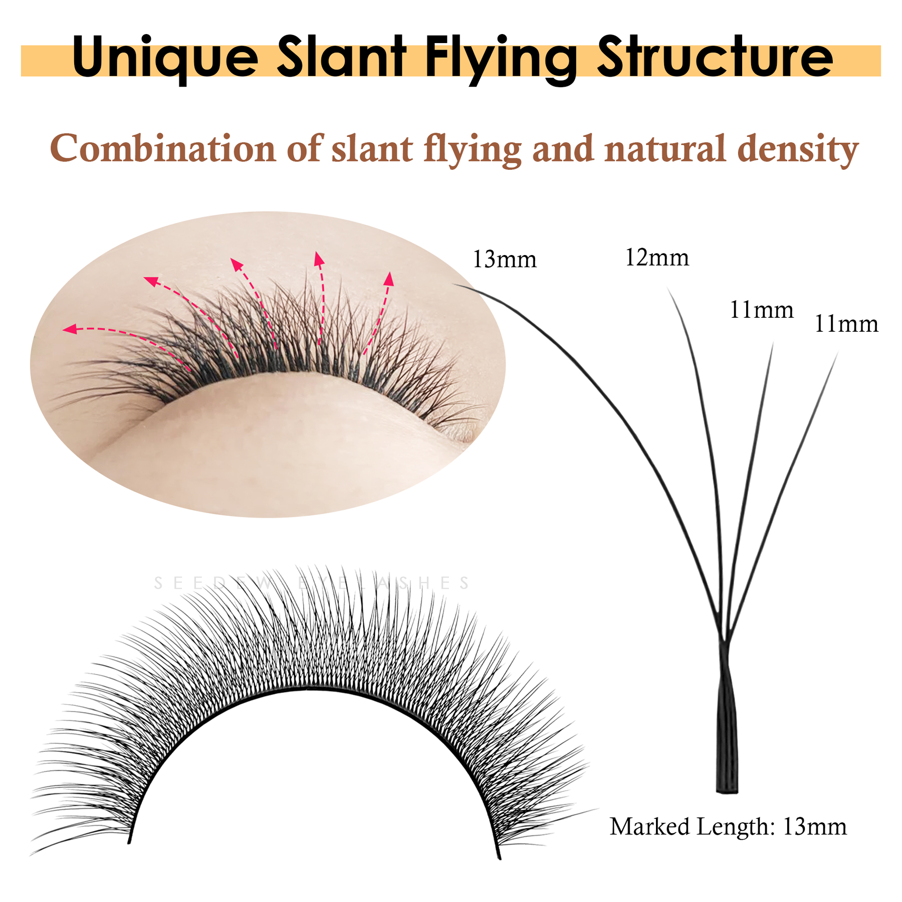 SEEDEW Fox 3D 4D Eyelash Exten - Eyelash Extension Cat Eye 리뷰 및 가격