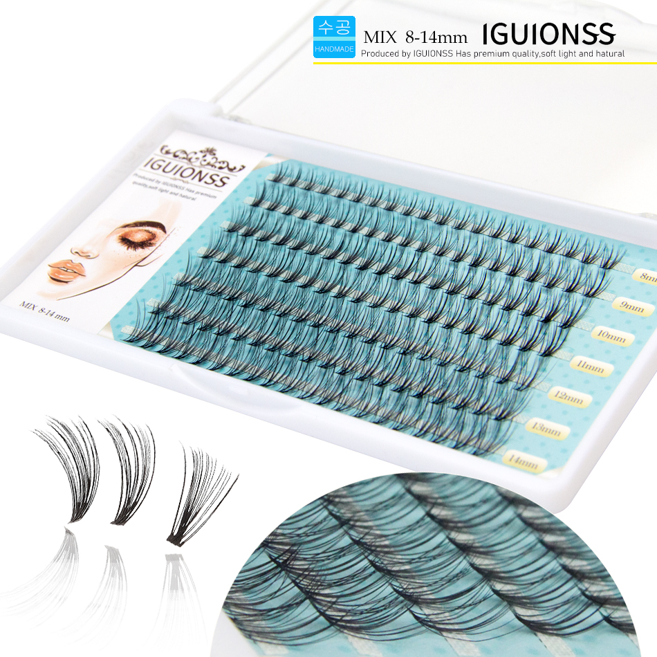 IGUIONSS 20D 8-14mm mix 7 rows - Eyelash Extension Supernatural 리뷰 및 가격