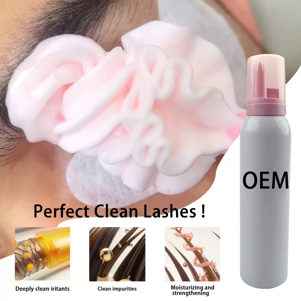 Customized  Whipped Lash Shamp - Eyelash Extension Foam Cleanser 리뷰 및 가격
