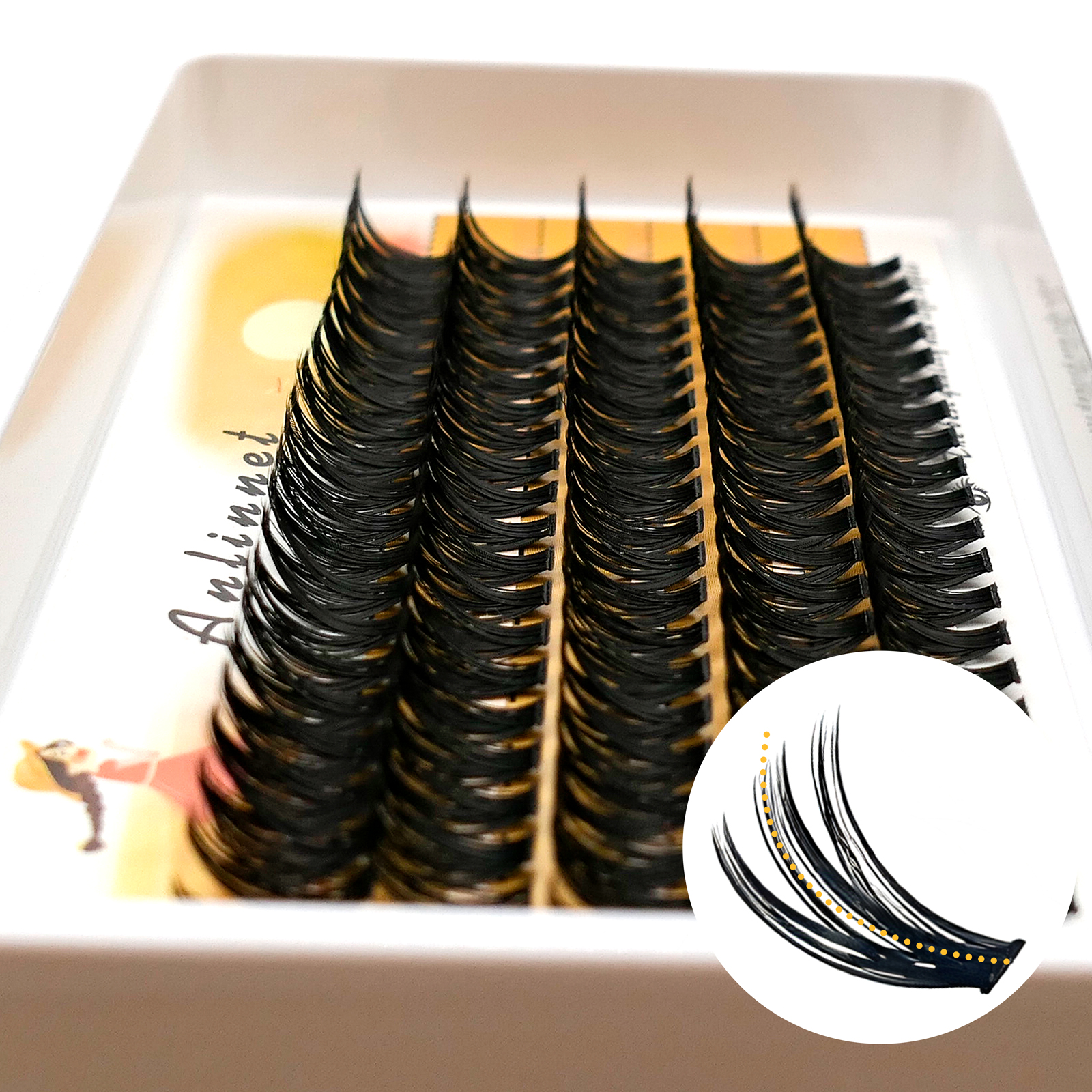 5 Rows Individual Faux Mink La - Eyelash Extension Options 리뷰 및 가격