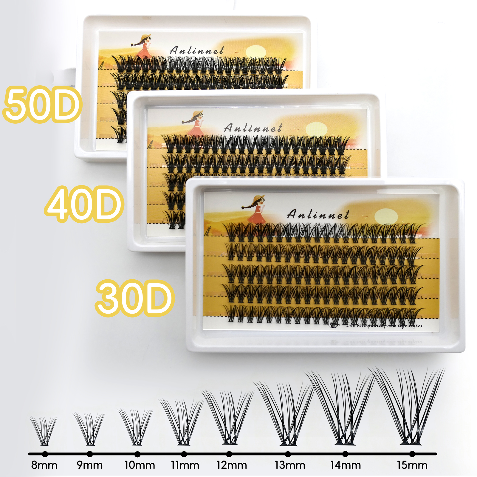 5 Rows Individual Faux Mink La - Eyelash Extension Options 리뷰 및 가격