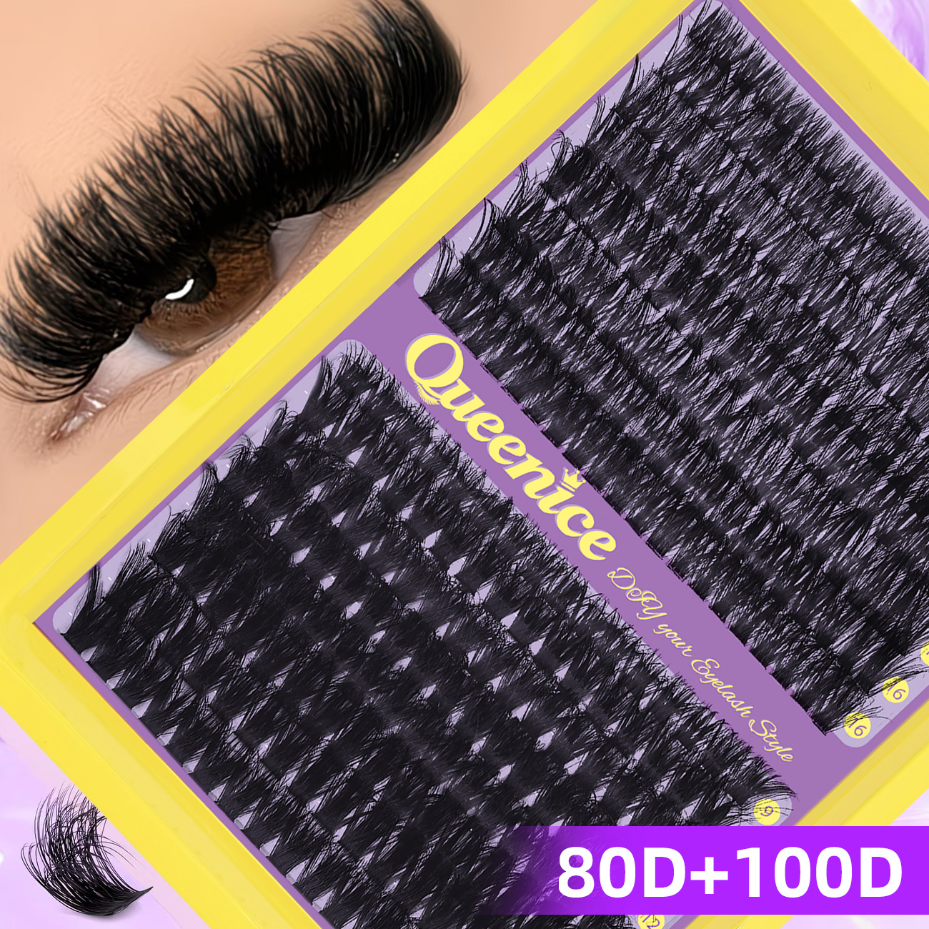 QUEENICE Fluffy Eyelash Cluste - Eyelash Extension Individual 리뷰 및 가격