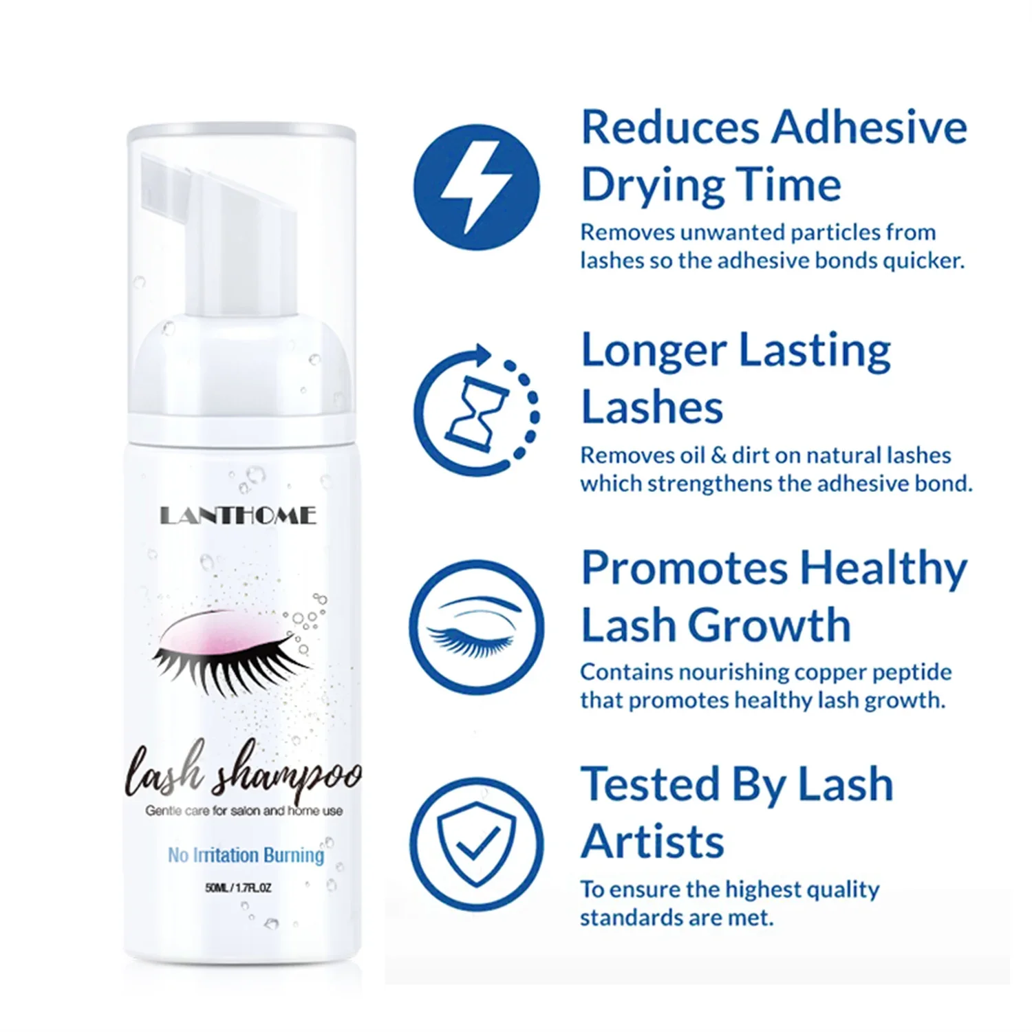 Lanthome Eyelash Extension Sha - Eyelash Extension Foam Cleanser 리뷰 및 가격