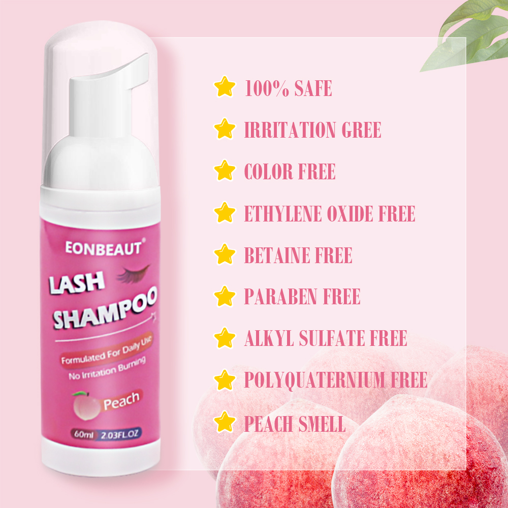 60ml Eyelash Extension Shampoo - Eyelash Extension Foam Cleanser 리뷰 및 가격