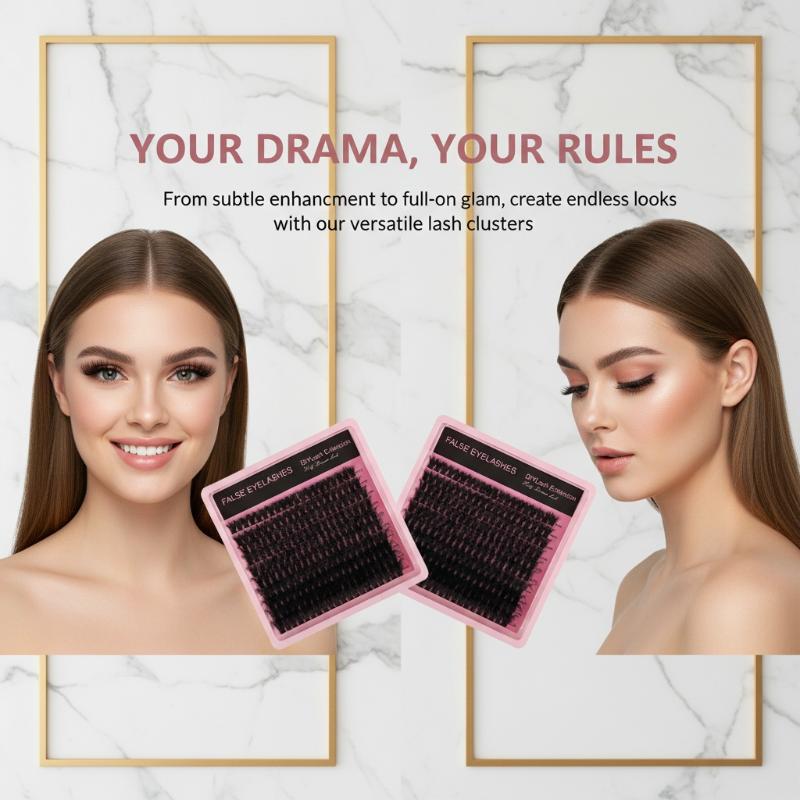 10Row 140 Clusters Fluffy Thic - Eyelash Extension Individual 리뷰 및 가격