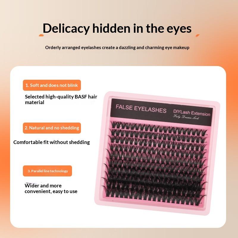 10Row 140 Clusters Fluffy Thic - Eyelash Extension Individual 리뷰 및 가격