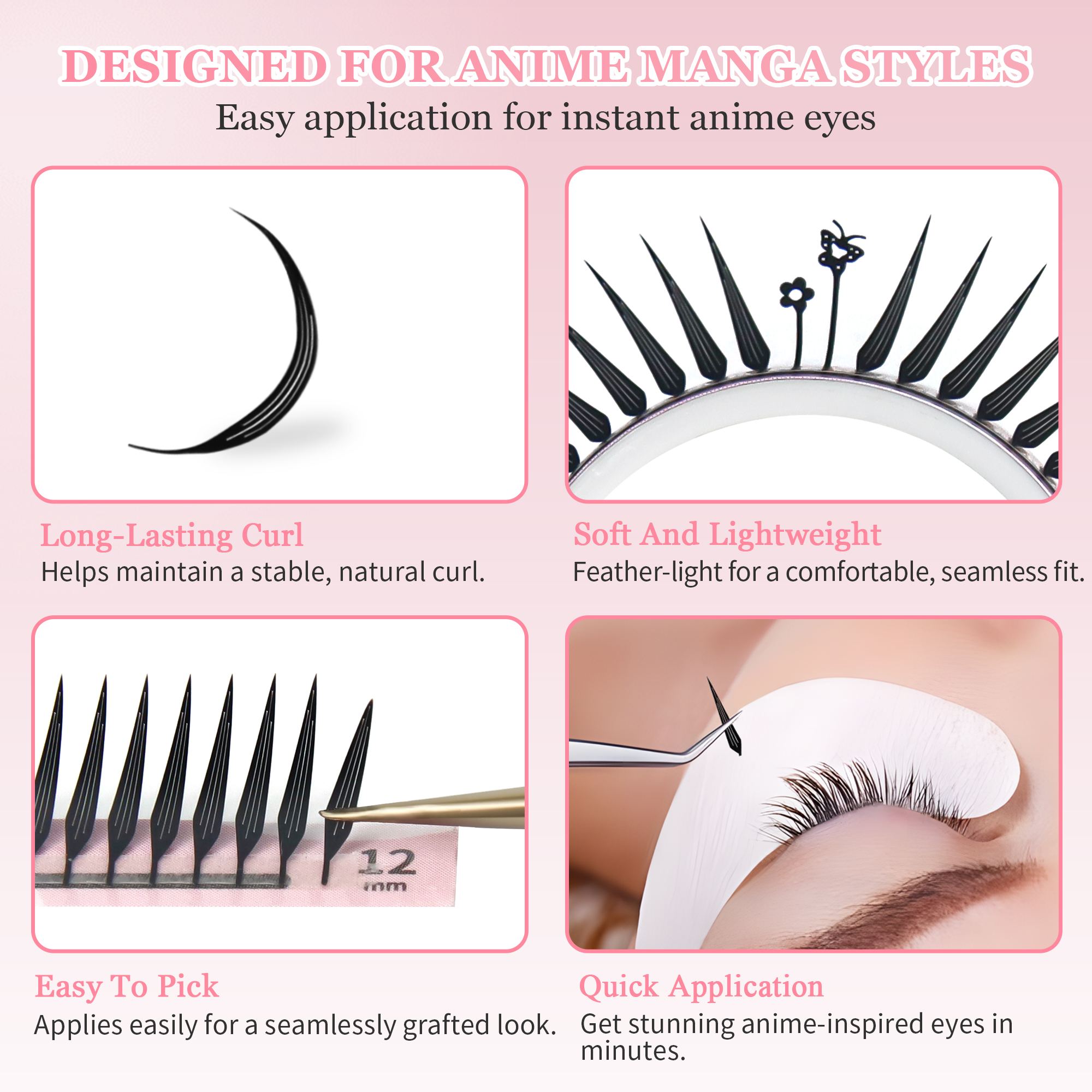 GLAMLASH Comic Spire Eyelash E - Eyelash Extension Supernatural 리뷰 및 가격