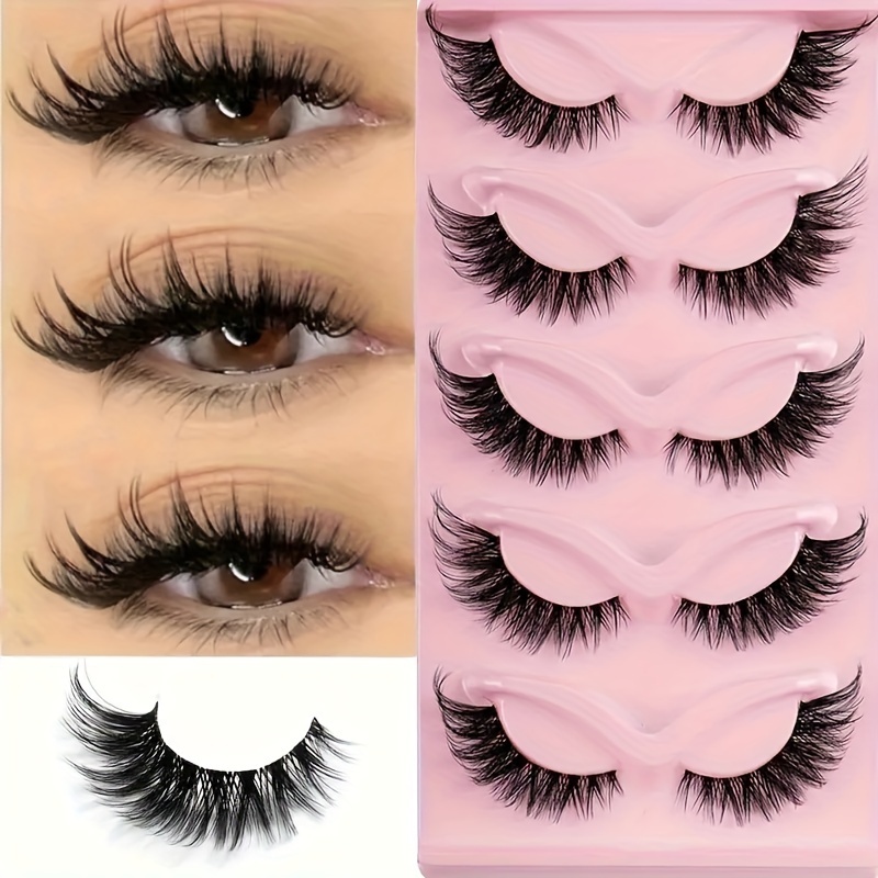 5 Pairs Cat Eye False Eyelashe - Eyelash Extension Cat Eye 리뷰 및 가격