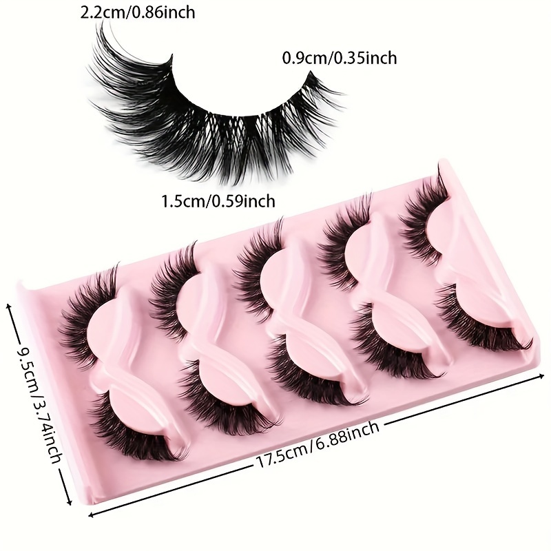 5 Pairs Cat Eye False Eyelashe - Eyelash Extension Cat Eye 리뷰 및 가격