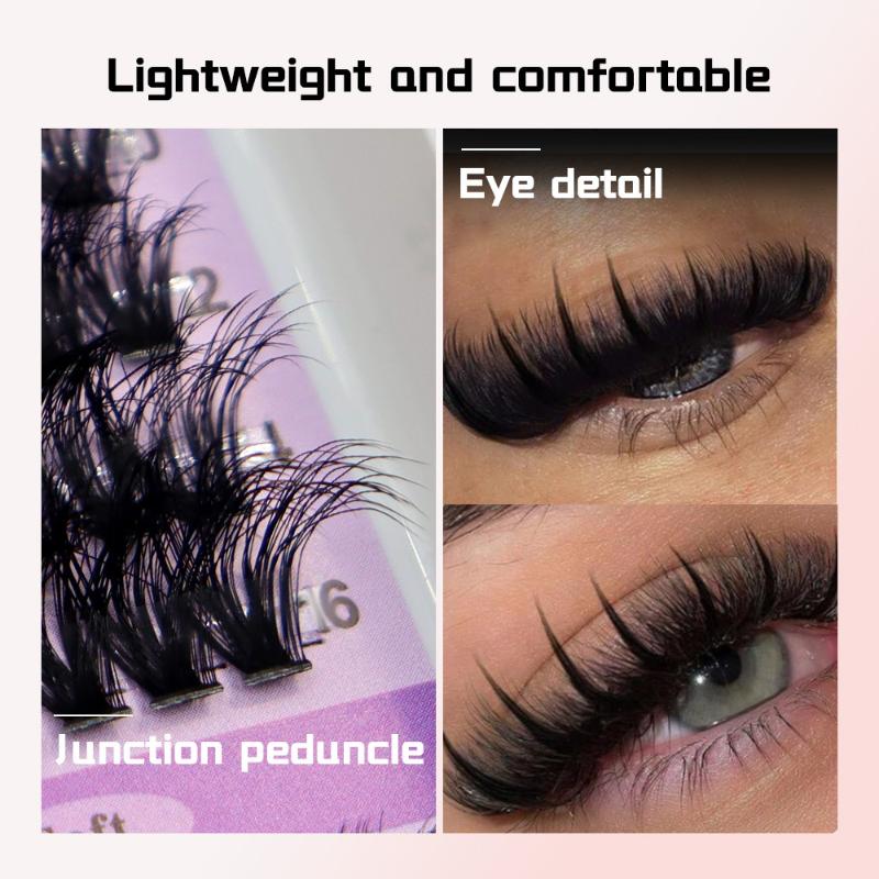 14 Rows Lash Clusters Spikes E - Eyelash Extension Individual 리뷰 및 가격