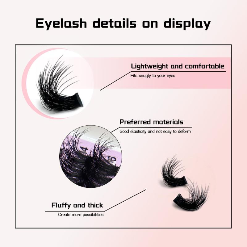 14 Rows Lash Clusters Spikes E - Eyelash Extension Individual 리뷰 및 가격