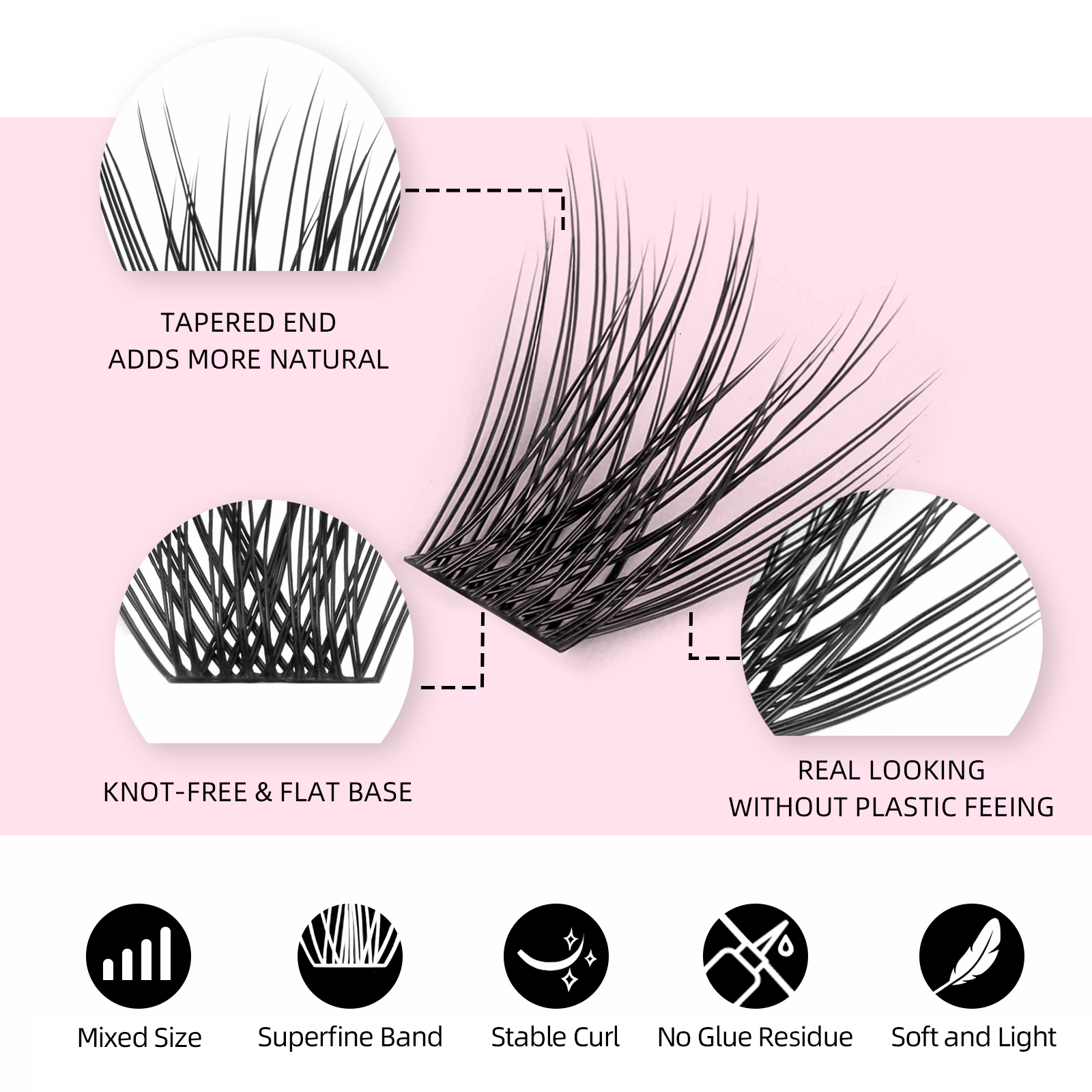 YUANZHIJIE New DIY Clusters Fa - Eyelash Extension Supernatural 리뷰 및 가격