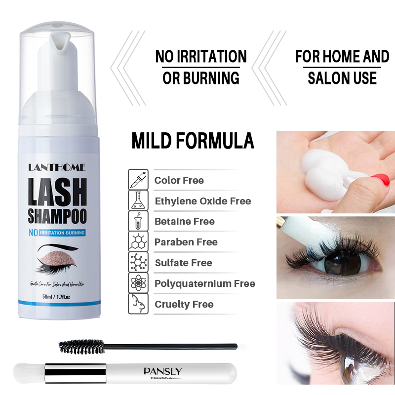 50ML Lanthome Pro Eyelash Exte - Eyelash Extension Foam Cleanser 리뷰 및 가격