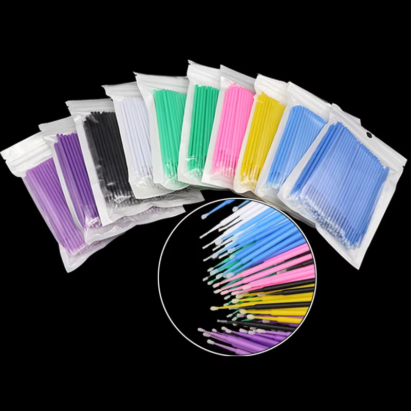 100Pcs Eyelash Cleaning Brush  - Eyelash Extension Individual 리뷰 및 가격