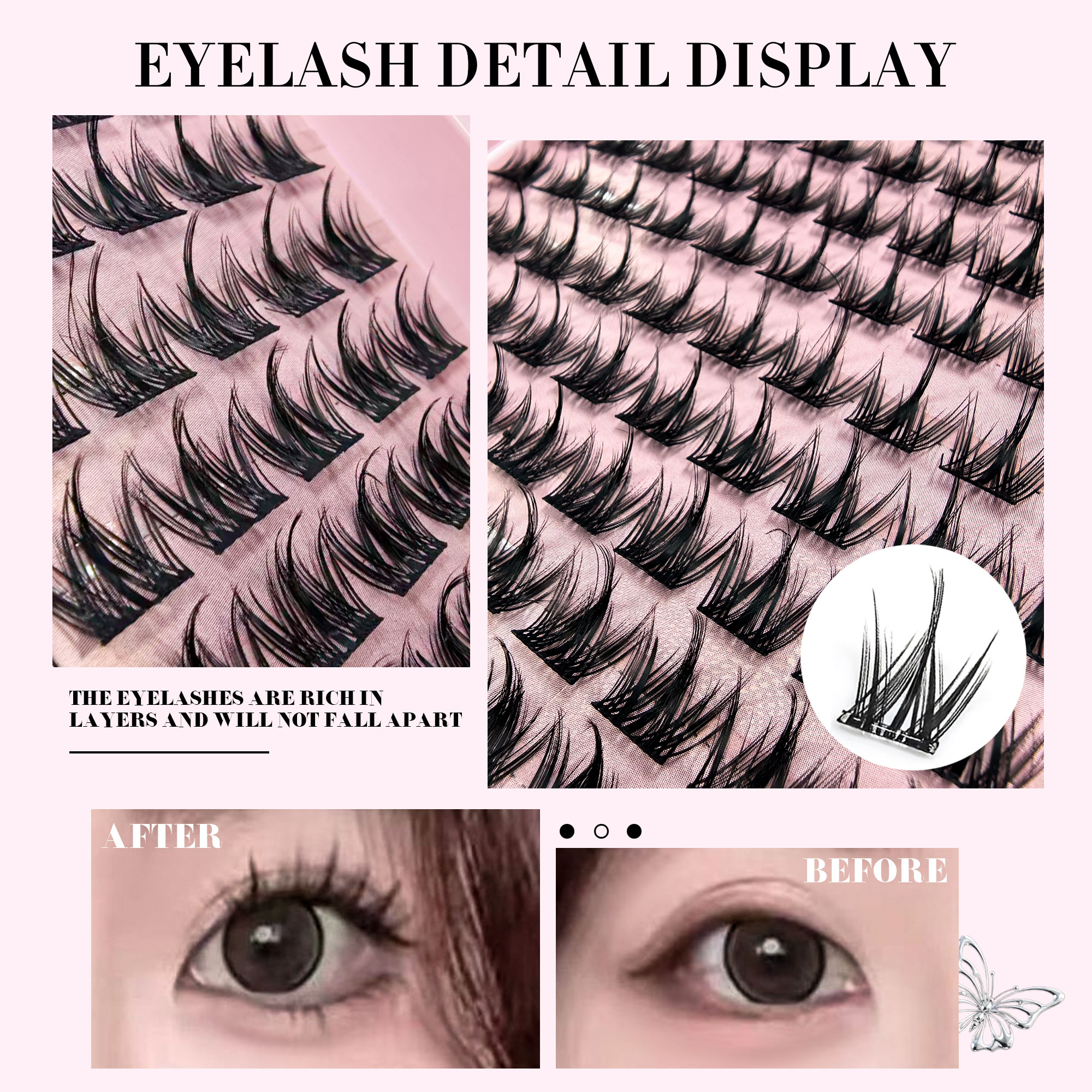 120 Clusters DIY Eyelash Exten - Eyelash Extension Cat Eye 리뷰 및 가격