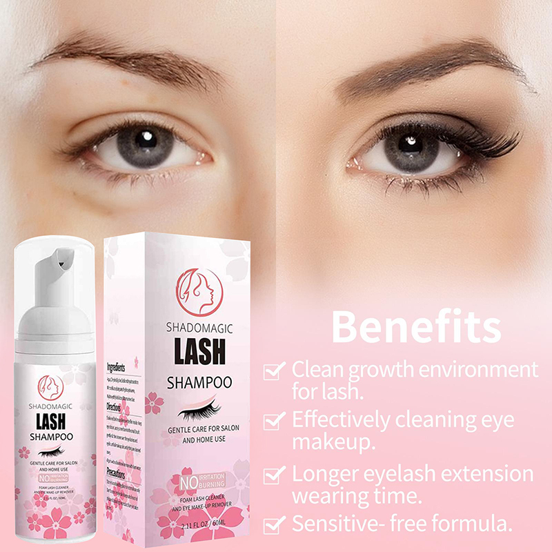 60ML Fast Cleaning Lash Shampo - Eyelash Extension Foam Cleanser 리뷰 및 가격