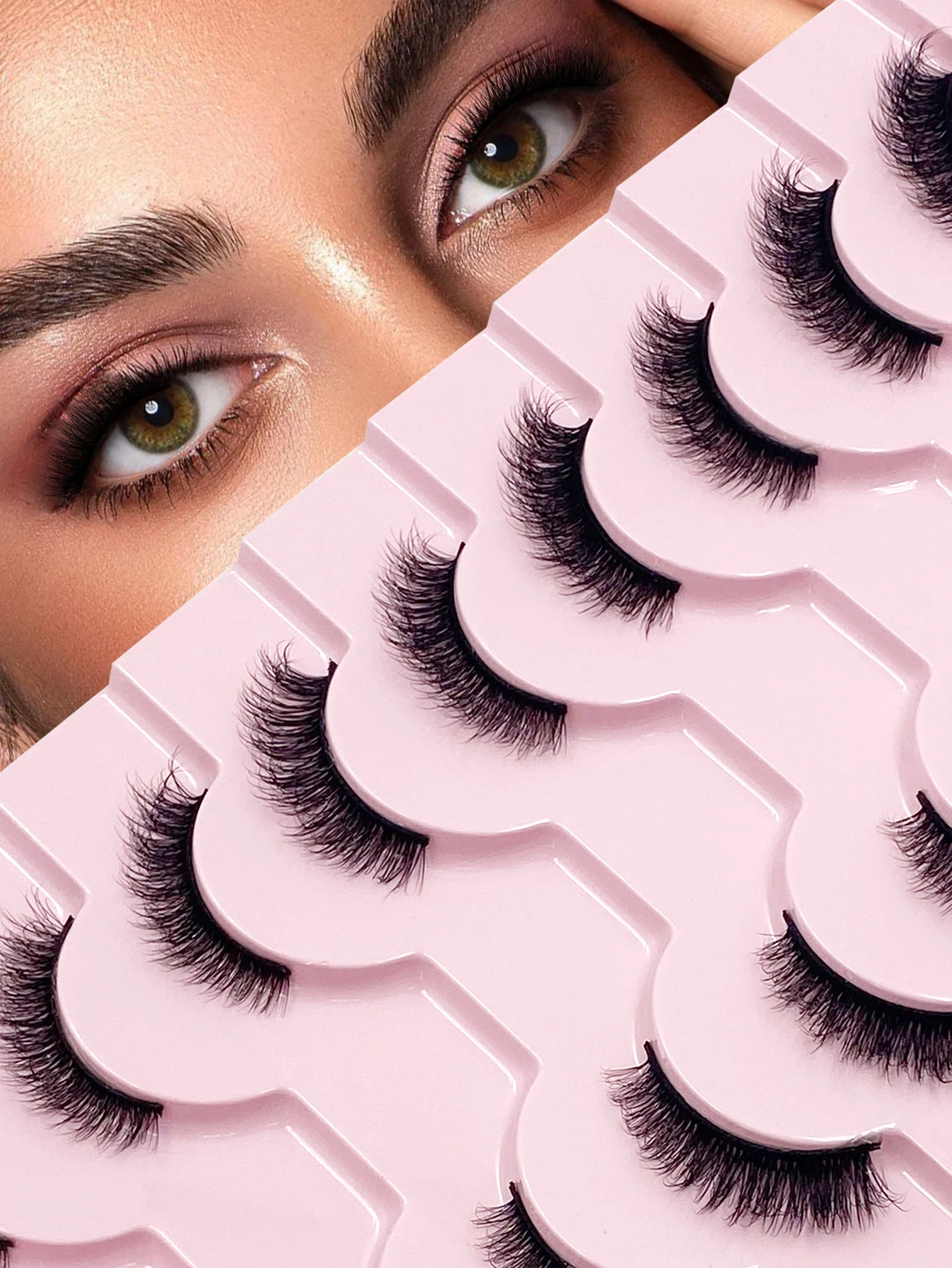 Half Lashes 10 Pairs Half Lash - Eyelash Extension Cat Eye 리뷰 및 가격
