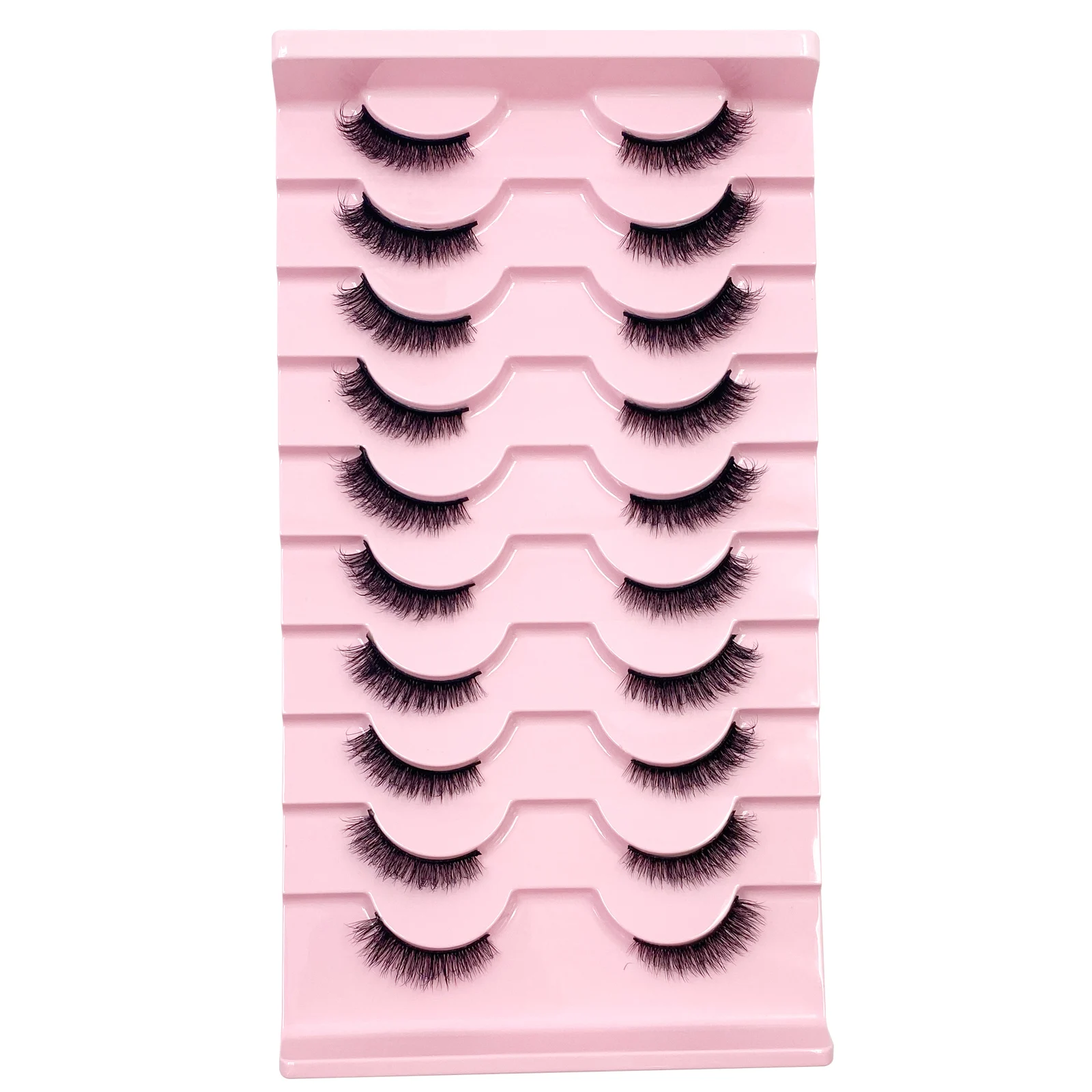 Half Lashes 10 Pairs Half Lash - Eyelash Extension Cat Eye 리뷰 및 가격