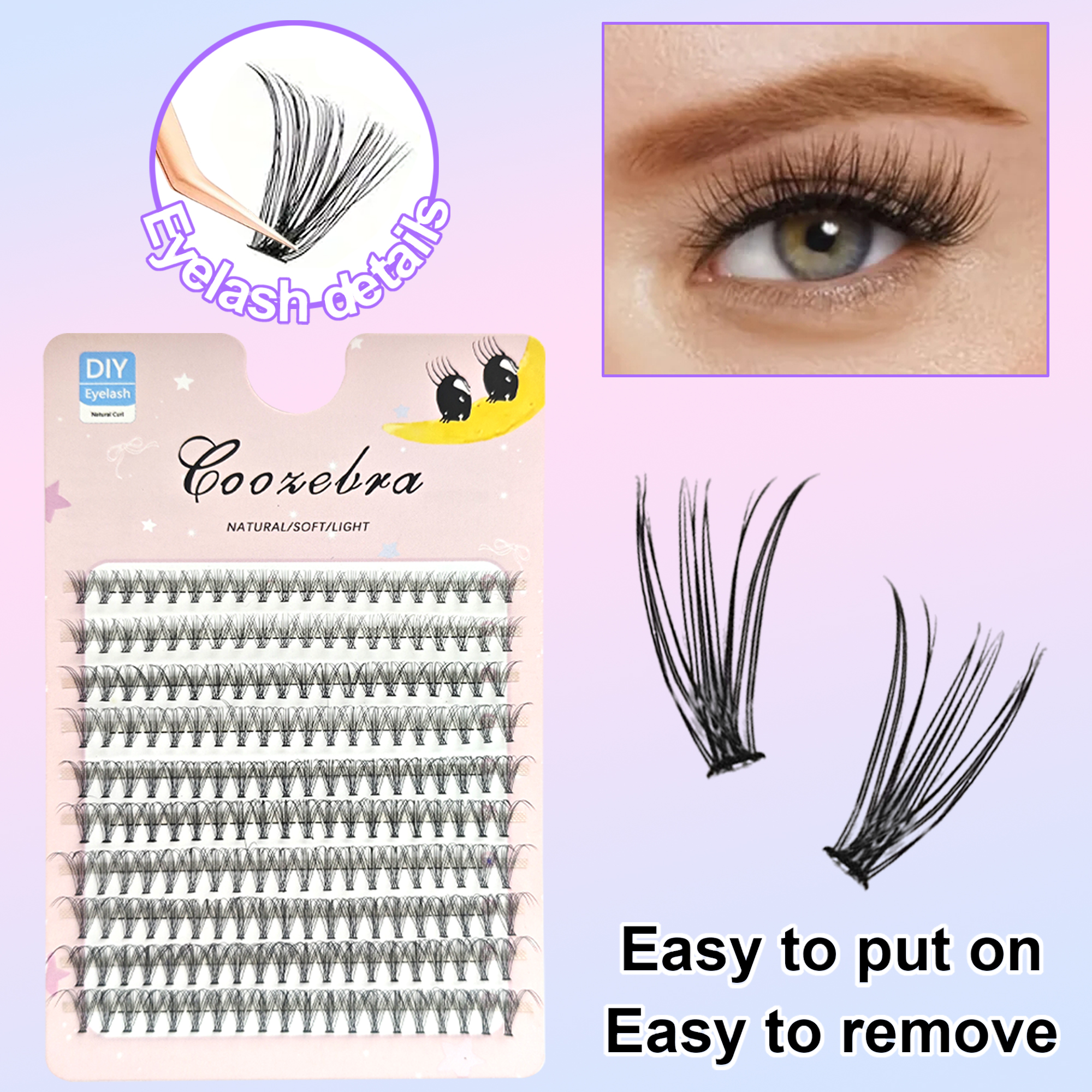 Individual Lashes Cluster D Cu - Eyelash Extension Supernatural 리뷰 및 가격
