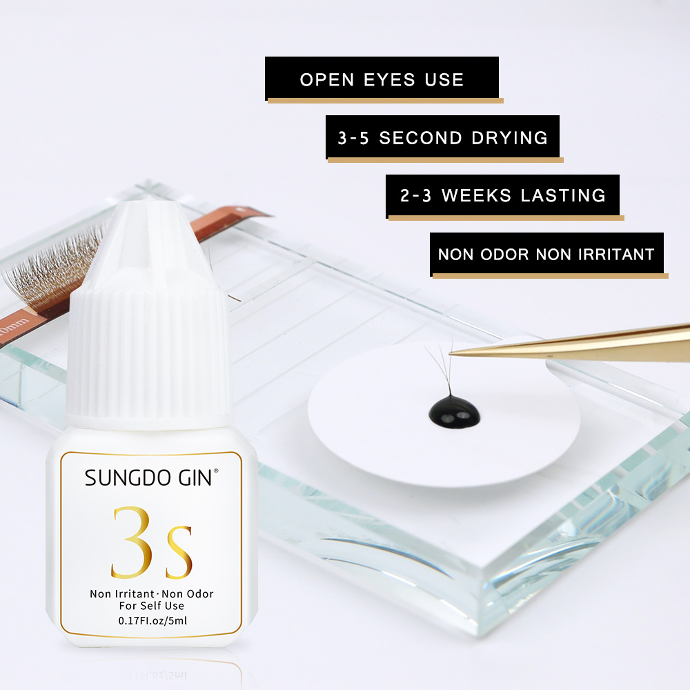 Eyelash Extension Glue 3S Fast - Eyelash Extension Open Eye 리뷰 및 가격