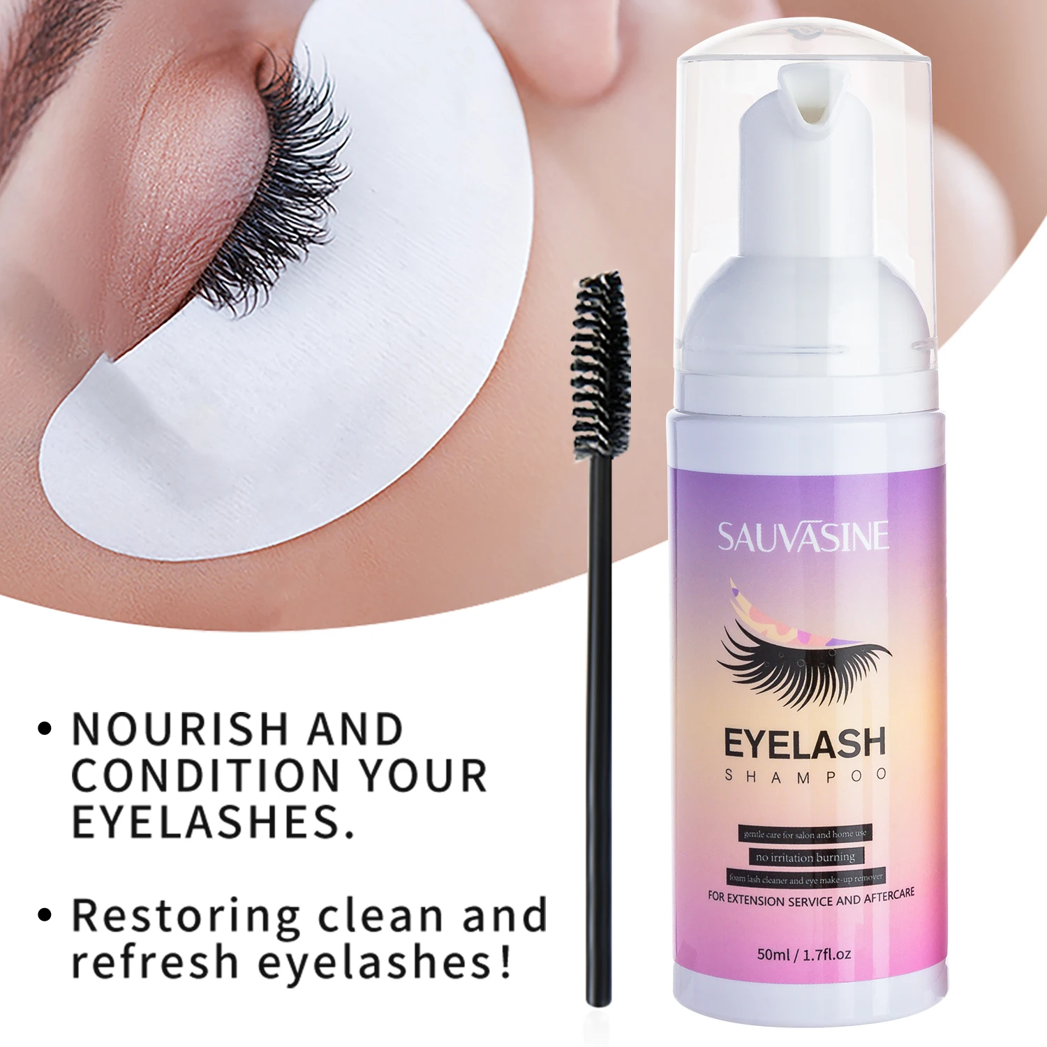 5/10PCS 50ML Eyelash Extension - Eyelash Extension Foam Cleanser 리뷰 및 가격