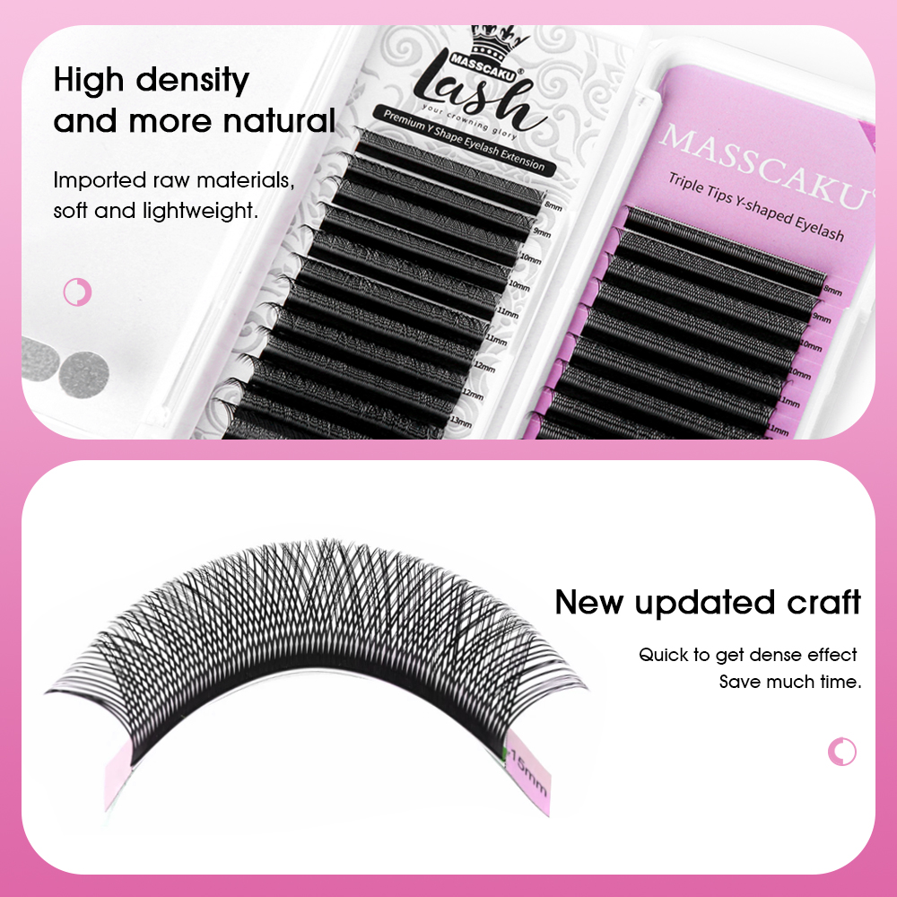 MASSCAKU Hand Woven YY Design  - Eyelash Extension Supernatural 리뷰 및 가격