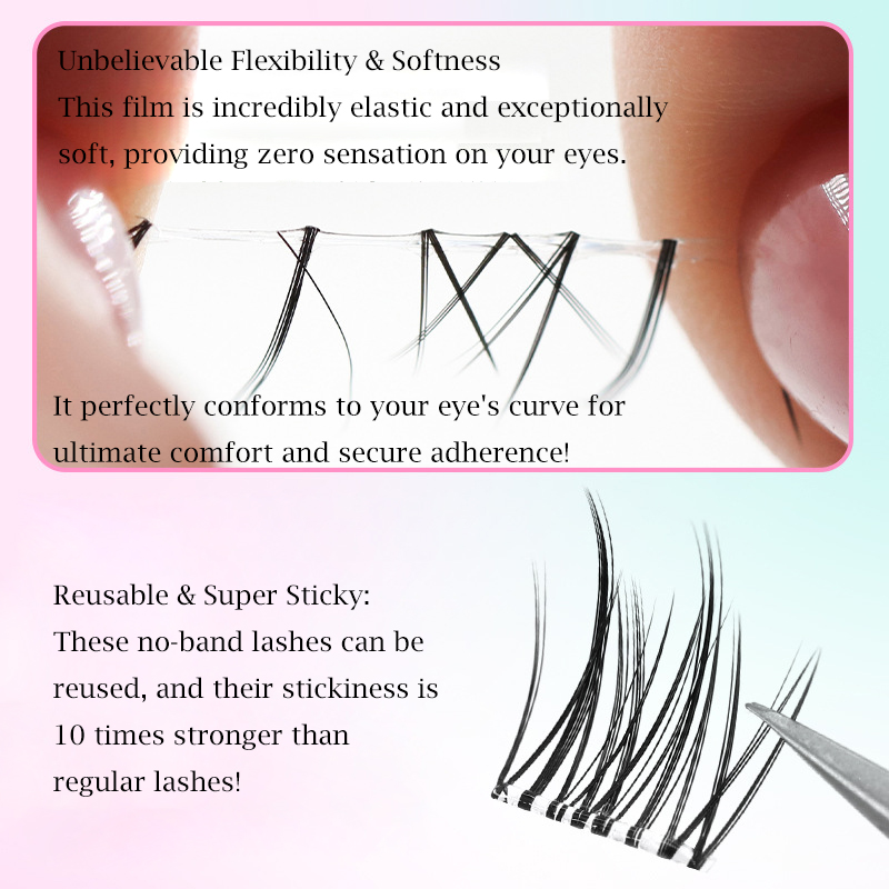 No Glue Eyelashes ”No-Band“Glu - Eyelash Extension Supernatural 리뷰 및 가격