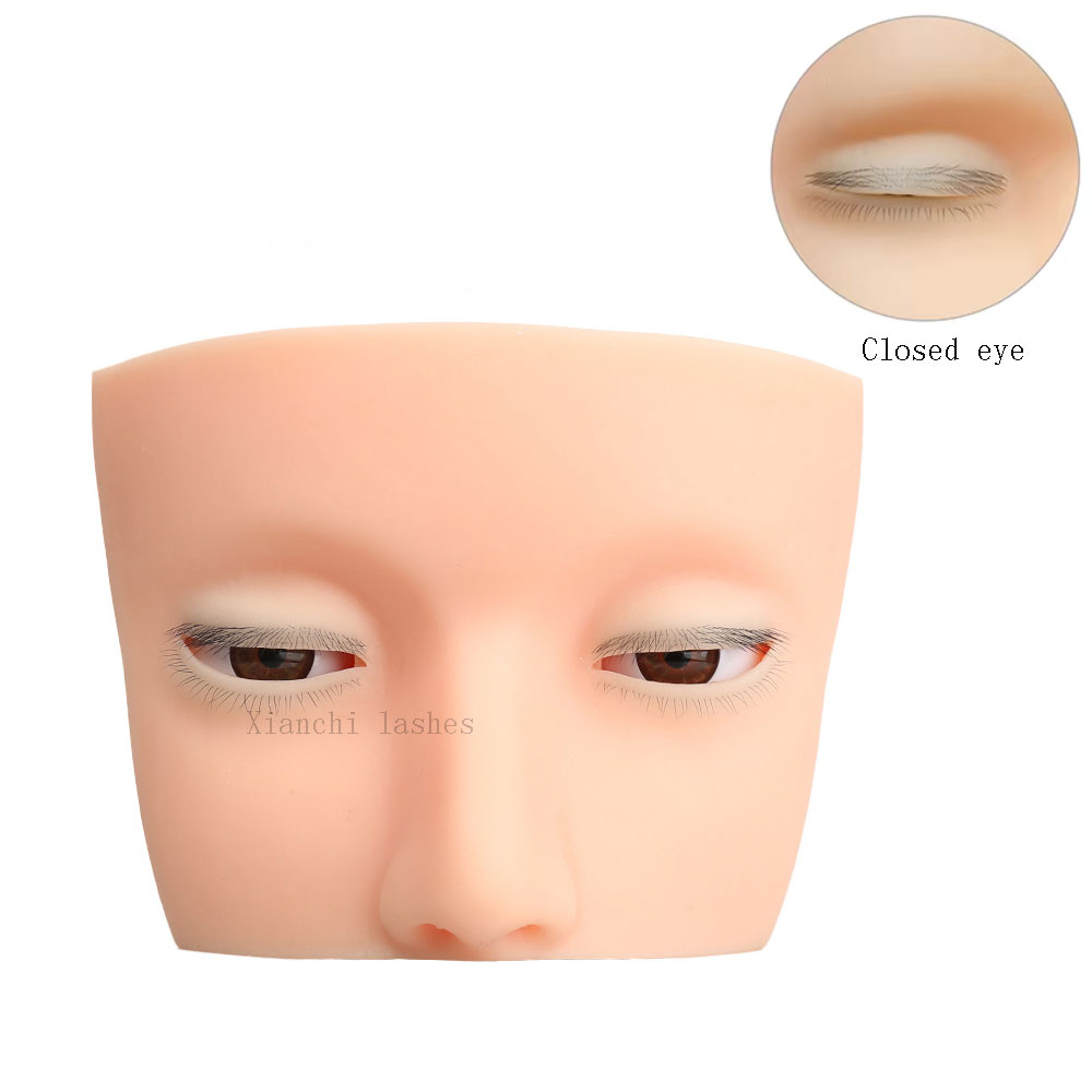4 Layered Mannequin Head for E - Eyelash Extension Open Eye 리뷰 및 가격