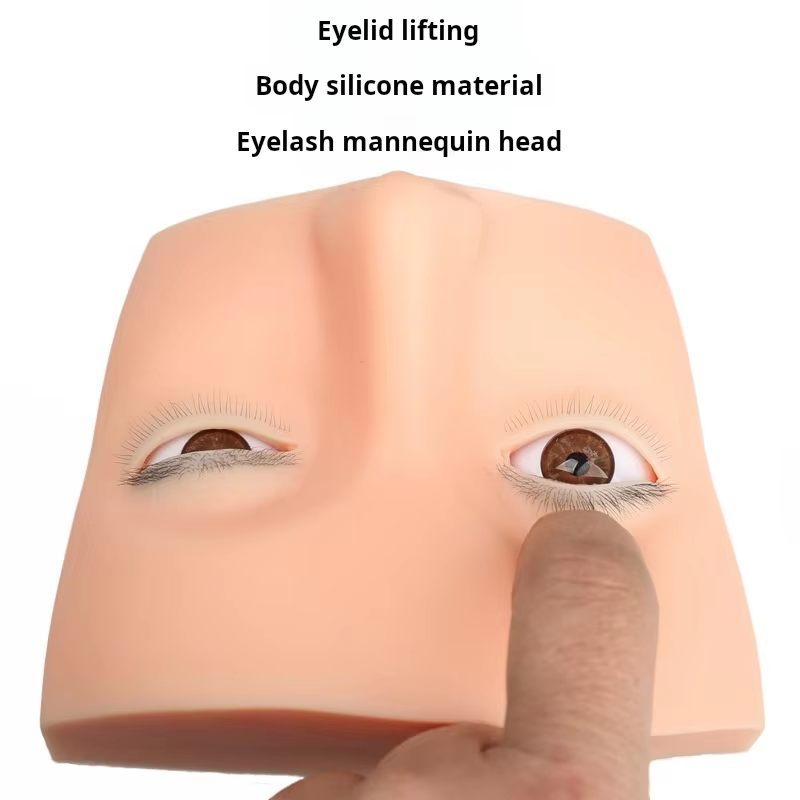 4 Layered Mannequin Head for E - Eyelash Extension Open Eye 리뷰 및 가격