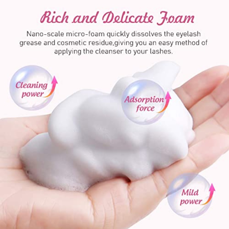 Eyelash Extension Cleanser Eye - Eyelash Extension Foam Cleanser 리뷰 및 가격