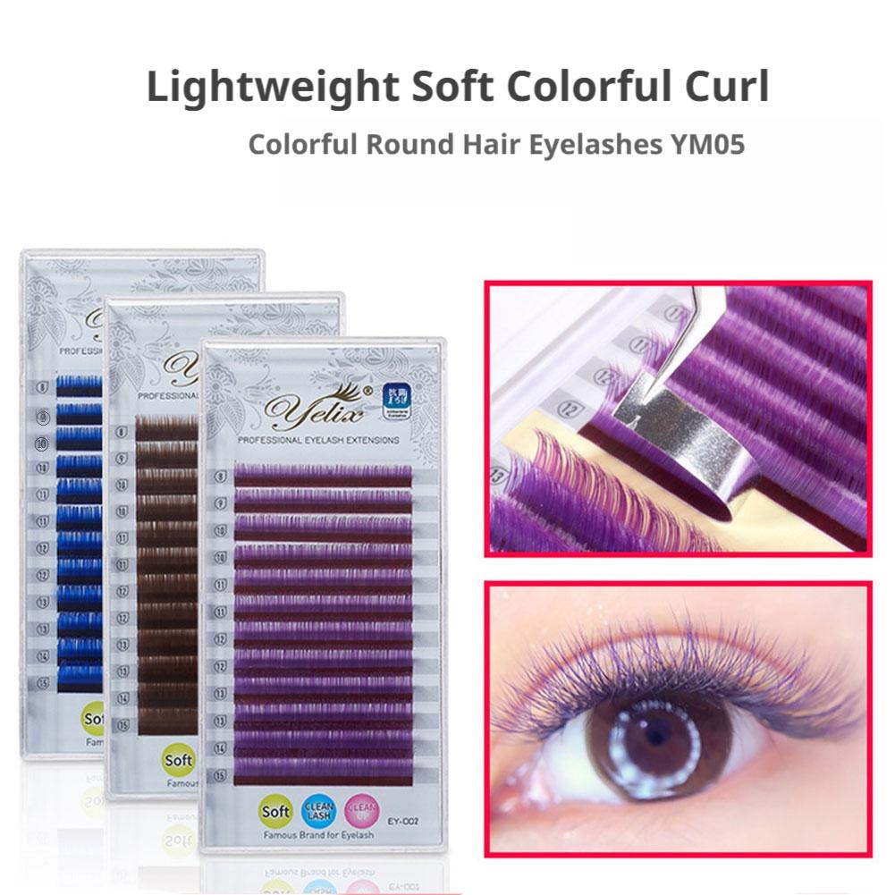Yelix Colorful Individual Eyel - Eyelash Extension Options 리뷰 및 가격