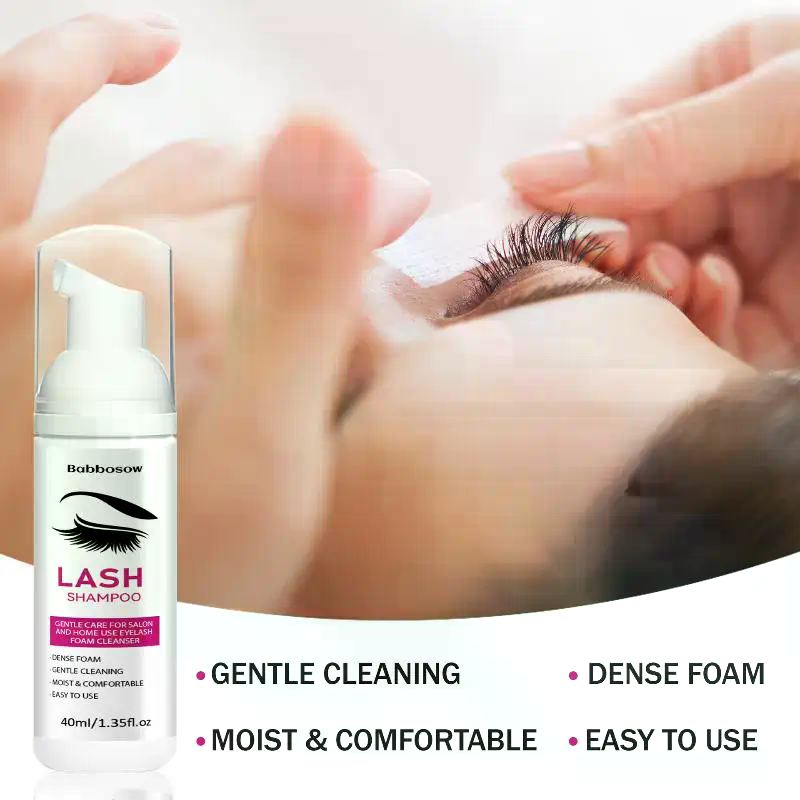 40ml Eyelash Extension Shampoo - Eyelash Extension Foam Cleanser 리뷰 및 가격