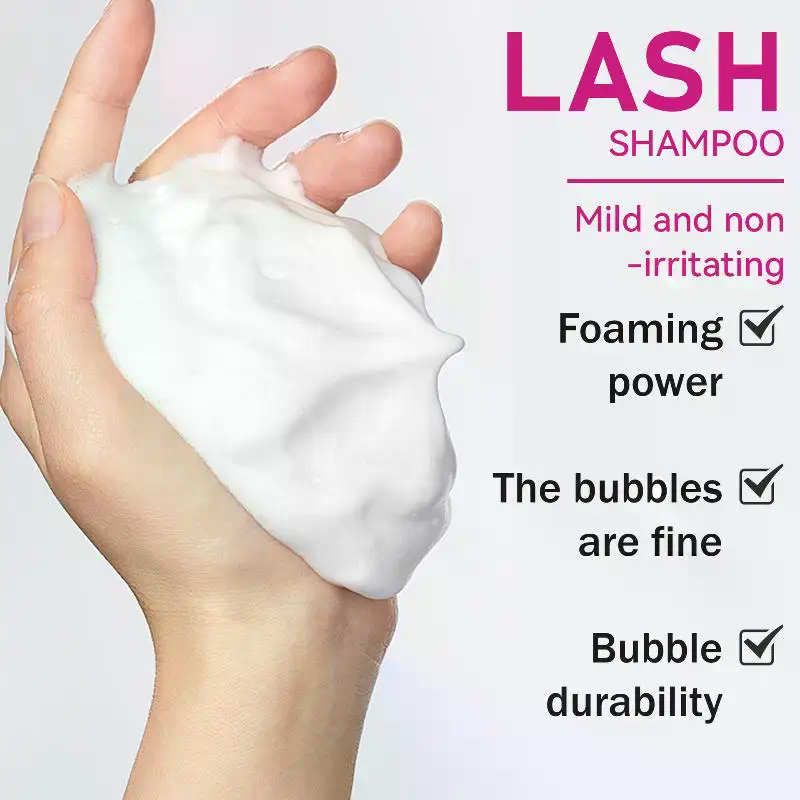 40ml Eyelash Extension Shampoo - Eyelash Extension Foam Cleanser 리뷰 및 가격