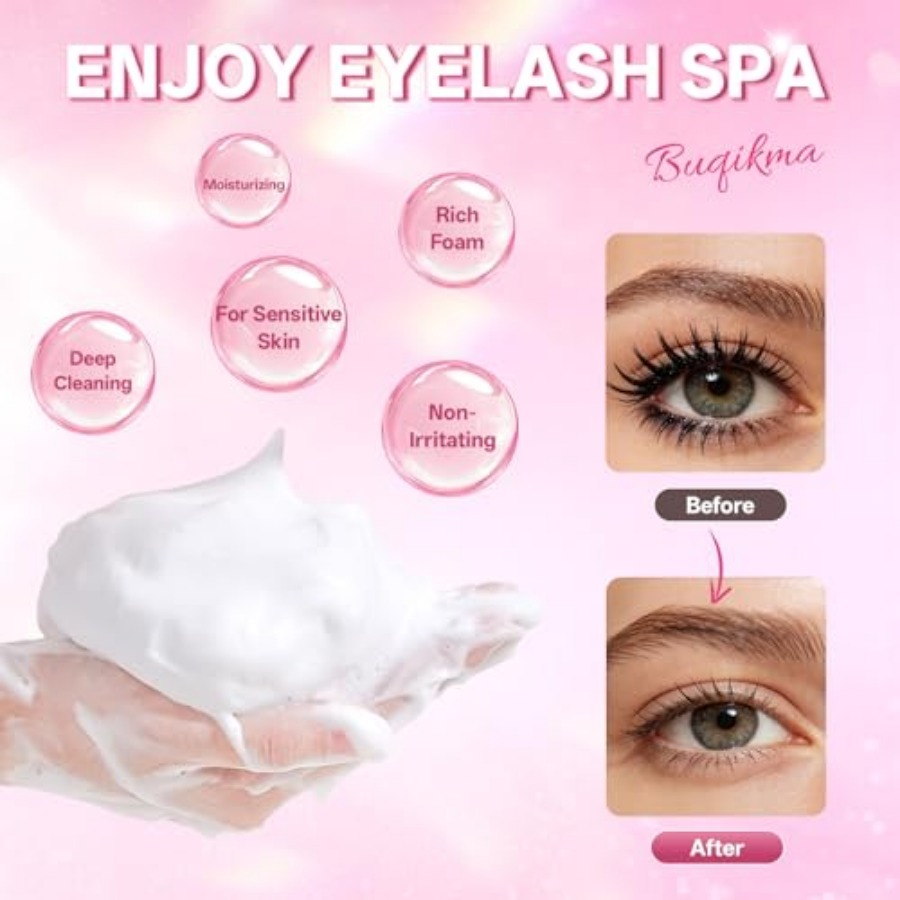 Lash Shampoo 2.11Floz Eyelash  - Eyelash Extension Foam Cleanser 리뷰 및 가격
