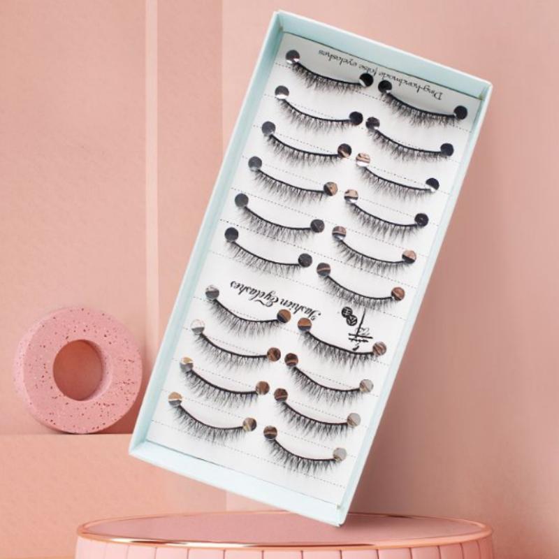 10 Pairs Natural Long Wispy Ca - Eyelash Extension Cat Eye 리뷰 및 가격