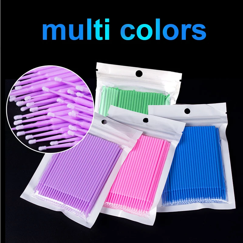100Pcs Eyelash Cleaning Brush  - Eyelash Extension Individual 리뷰 및 가격