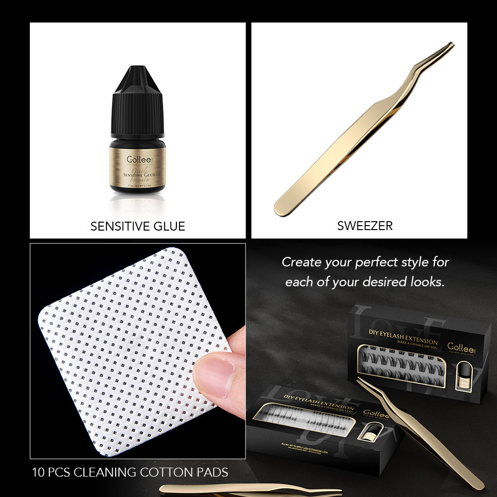 Gollee DIY Lash Extension Gift - Eyelash Extension Open Eye 리뷰 및 가격
