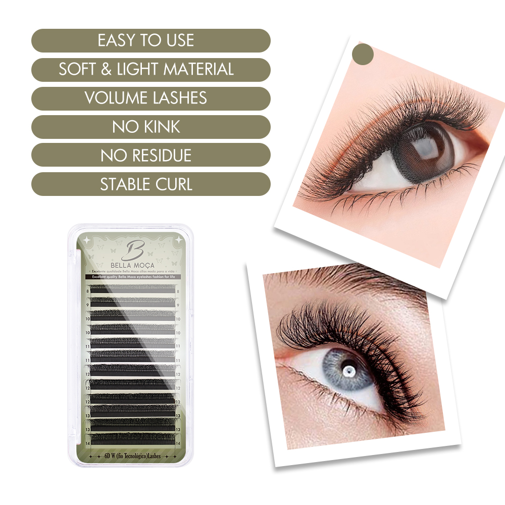 Bella moça 6D/7D/8D W Lash Ext - Eyelash Extension Supernatural 리뷰 및 가격