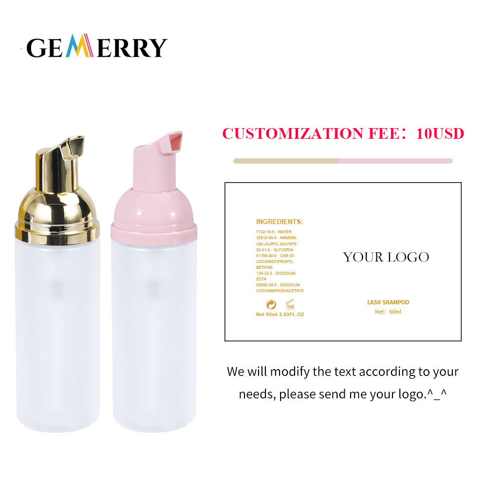 60ml Foam Lash Cleanser Shampo - Eyelash Extension Foam Cleanser 리뷰 및 가격